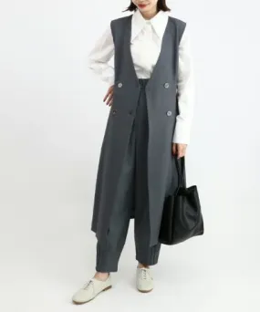 2-way Long Gilet