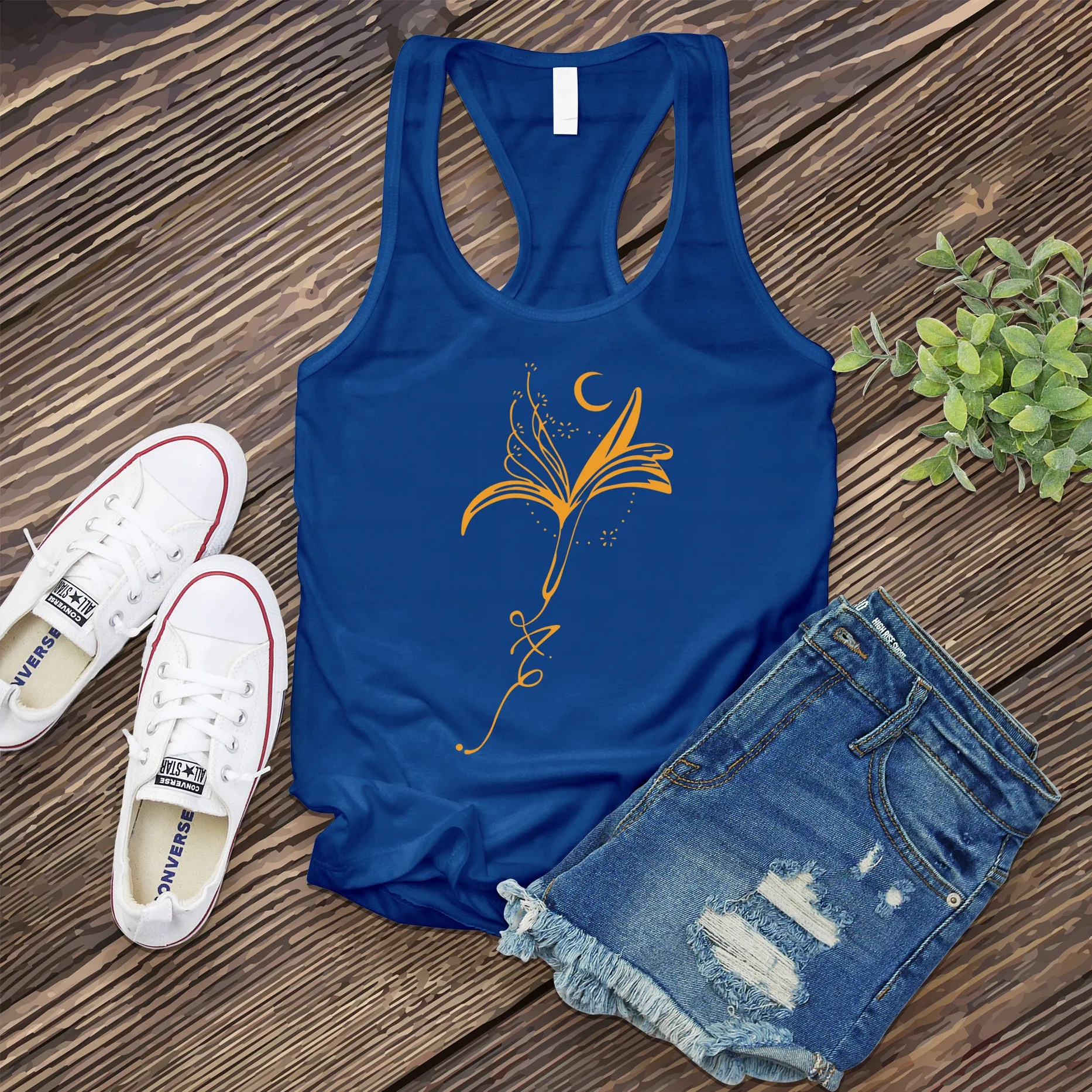 Aries Moonflower Women's Tank Top