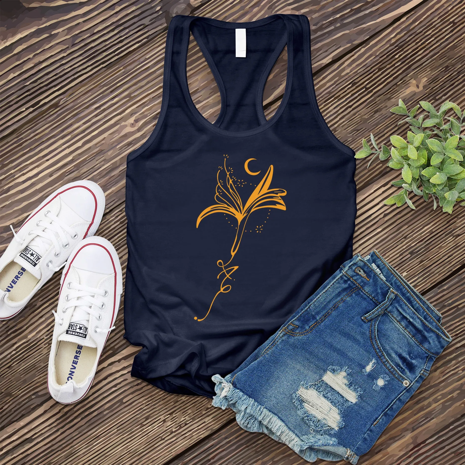 Aries Moonflower Women's Tank Top