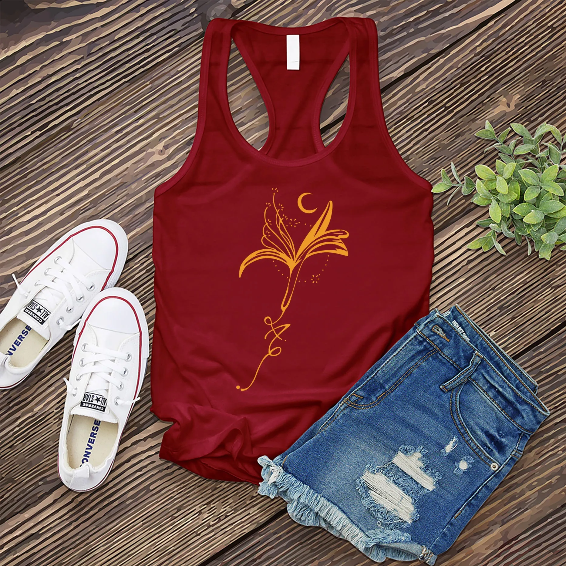 Aries Moonflower Women's Tank Top