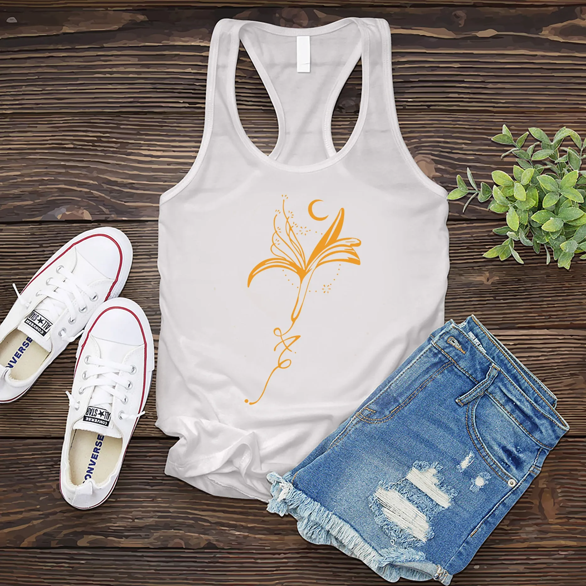 Aries Moonflower Women's Tank Top