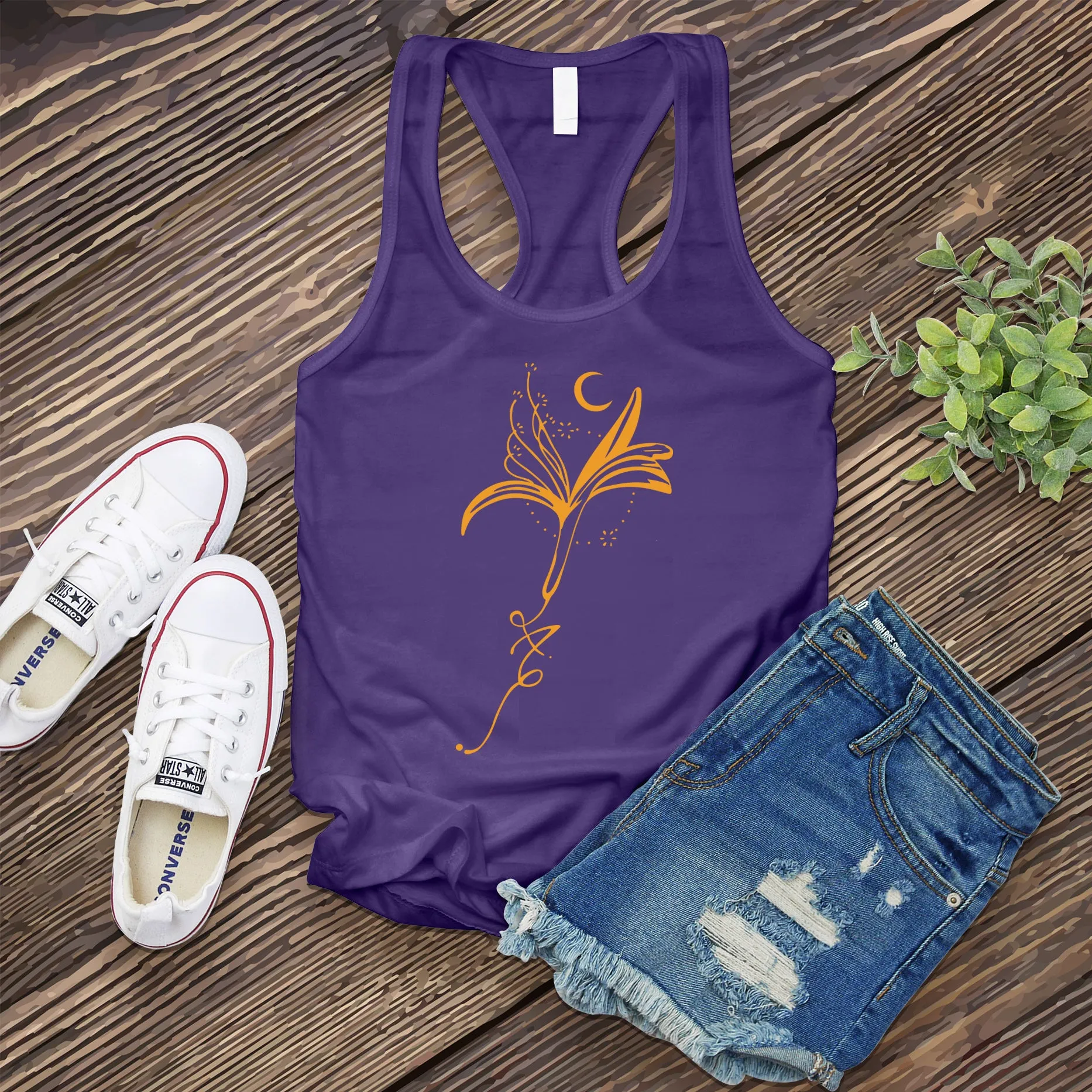 Aries Moonflower Women's Tank Top