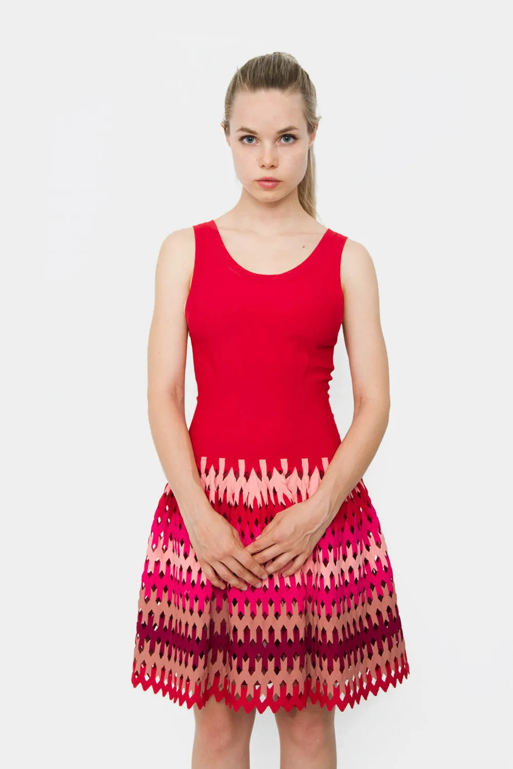DIAMOND CUT OUT DRESS