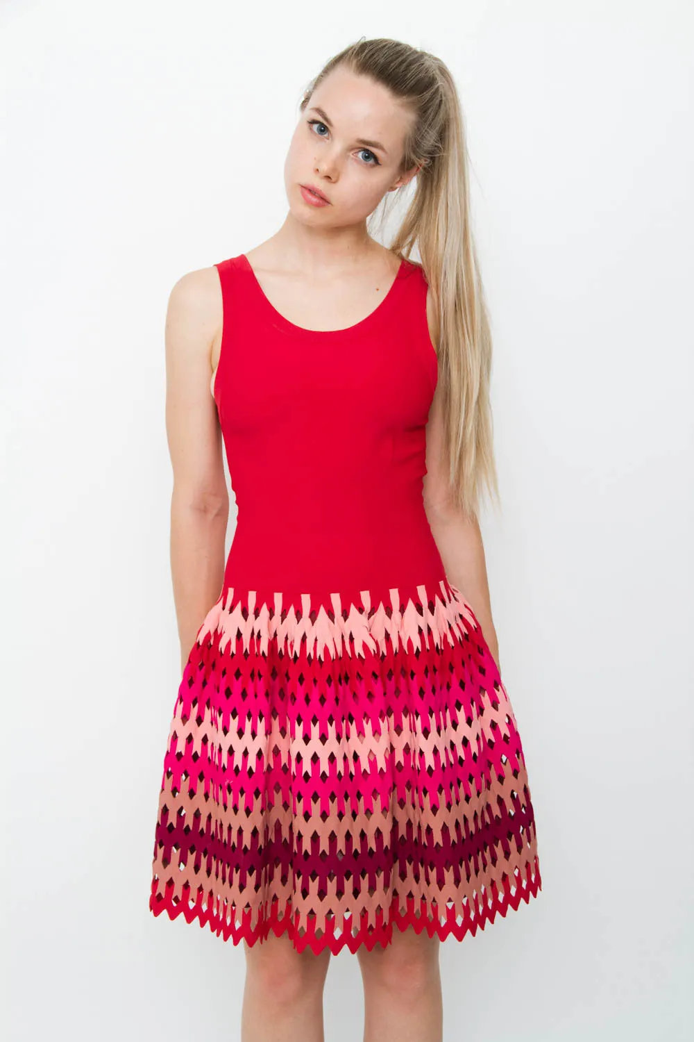 DIAMOND CUT OUT DRESS