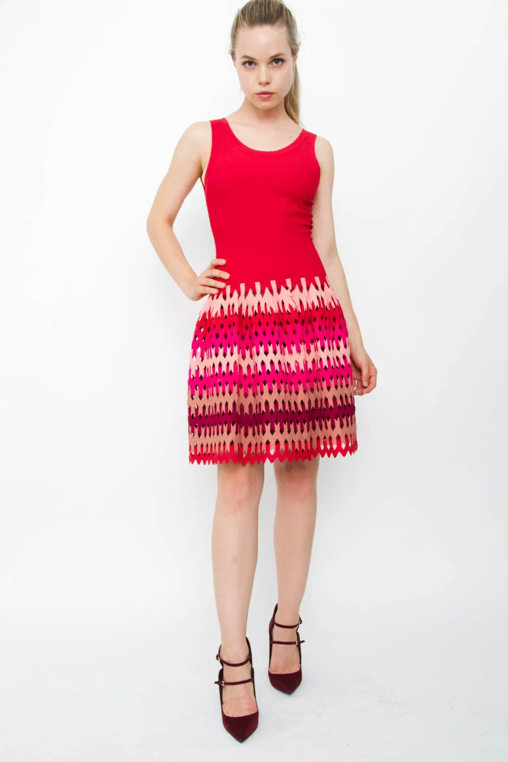 DIAMOND CUT OUT DRESS