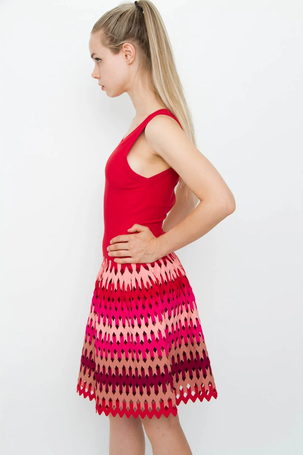 DIAMOND CUT OUT DRESS