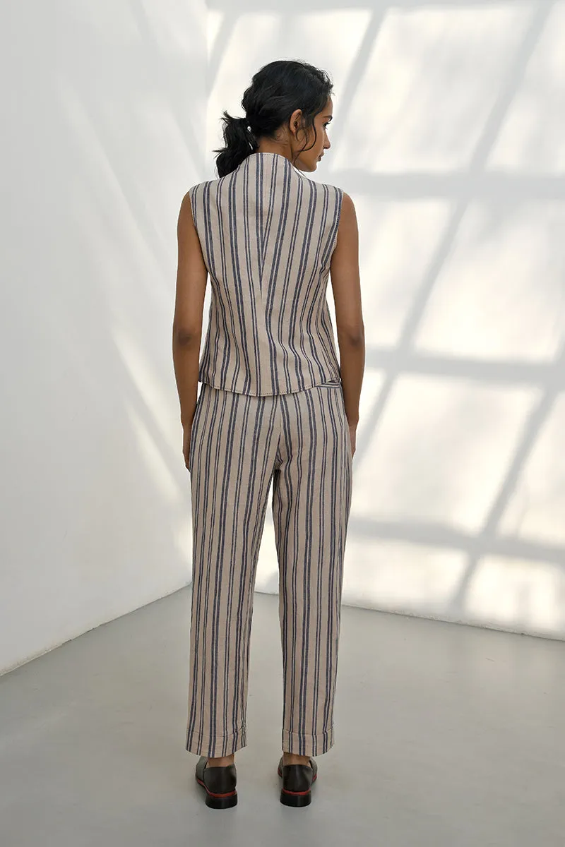 ELATOS STRIPE WAISTCOAT