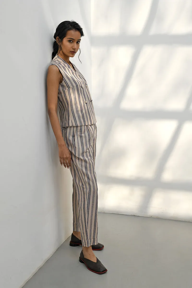 ELATOS STRIPE WAISTCOAT