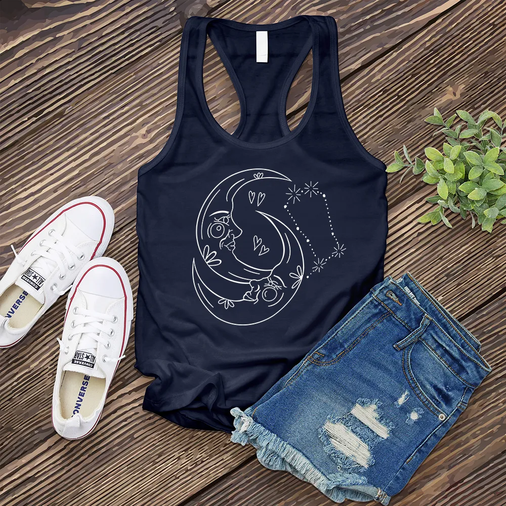 Gemini Constellation Twin Moons Women's Tank Top