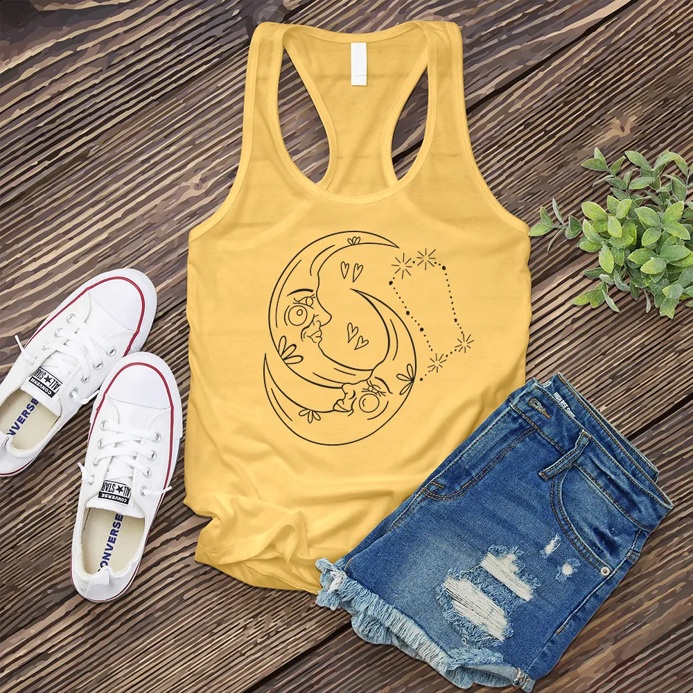 Gemini Constellation Twin Moons Women's Tank Top