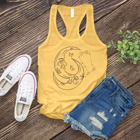 Gemini Constellation Twin Moons Women's Tank Top
