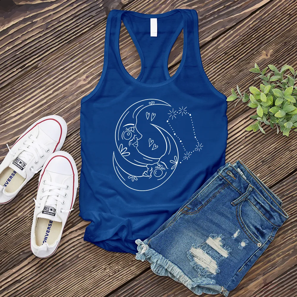 Gemini Constellation Twin Moons Women's Tank Top