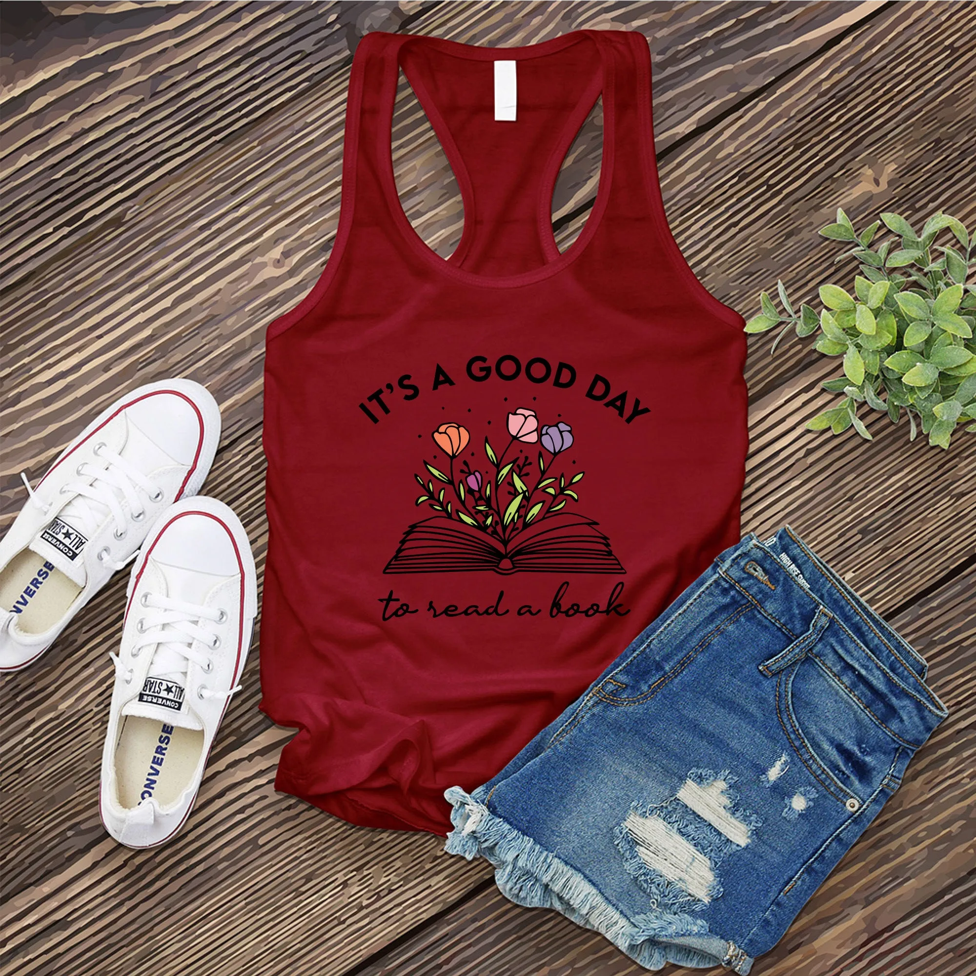 It's a Good Day to Read a Book Women's Tank Top