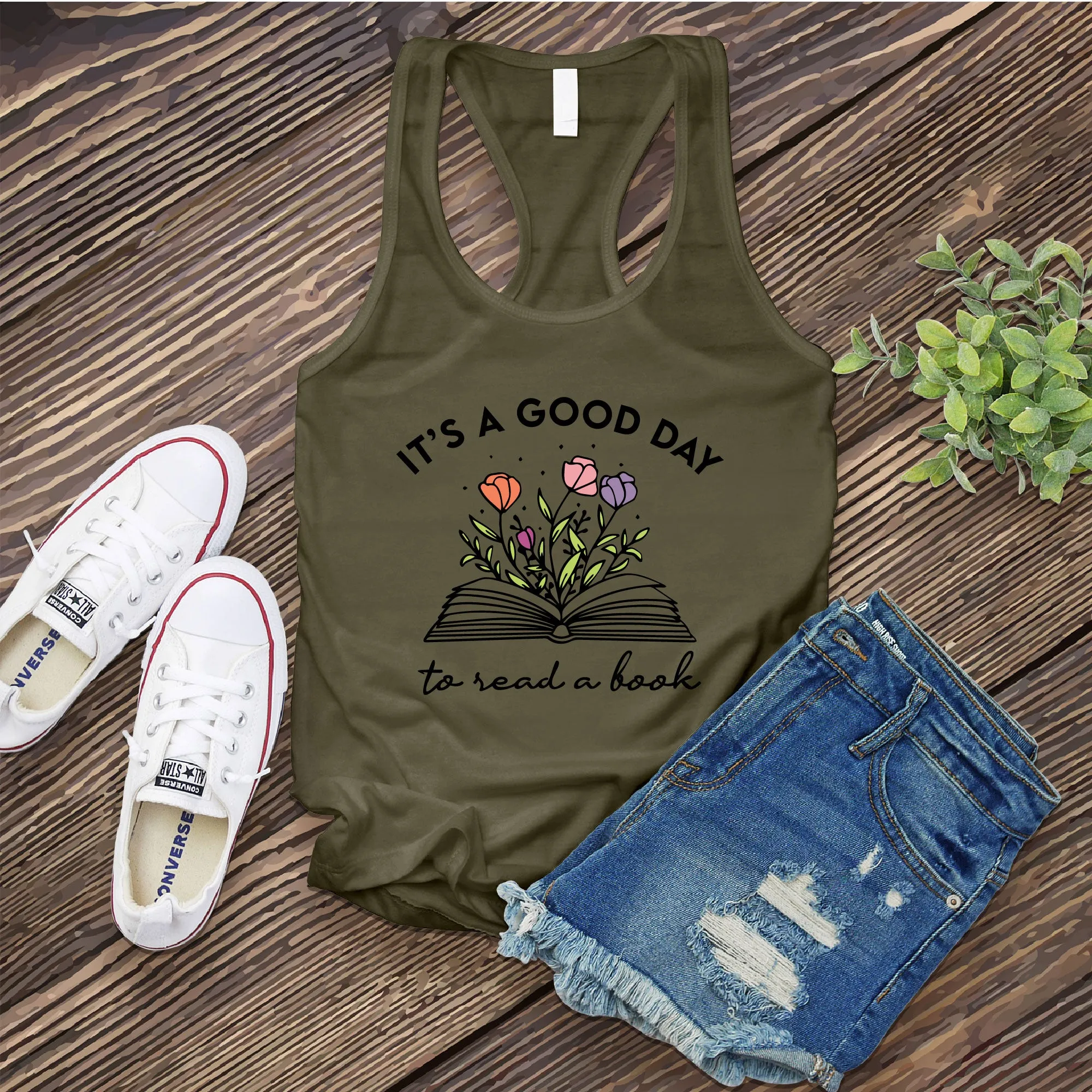It's a Good Day to Read a Book Women's Tank Top
