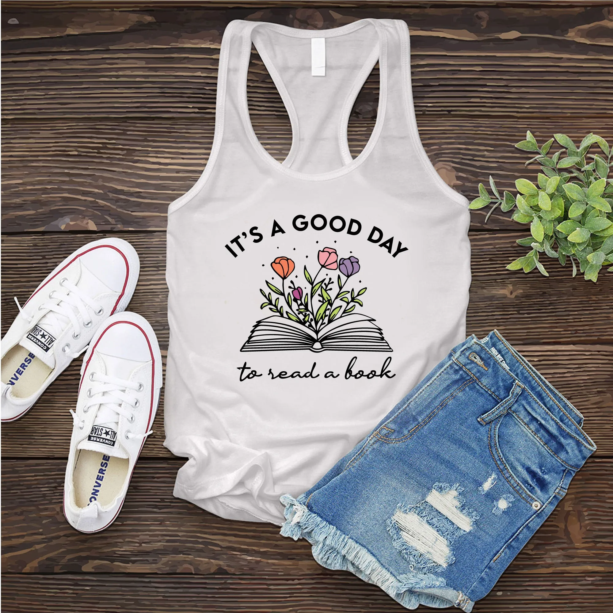 It's a Good Day to Read a Book Women's Tank Top