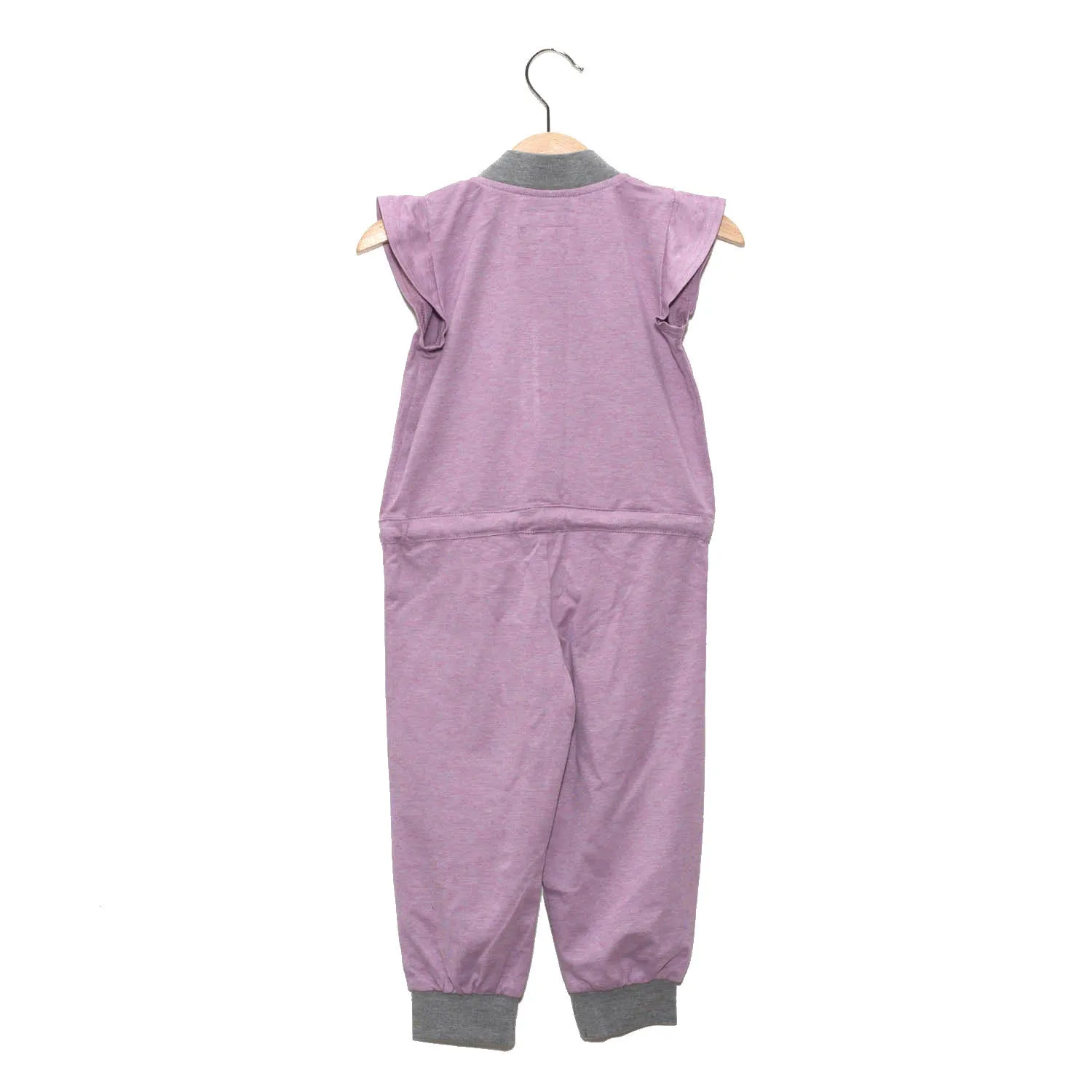 Jumpsuit - Purple and Grey / No. 601