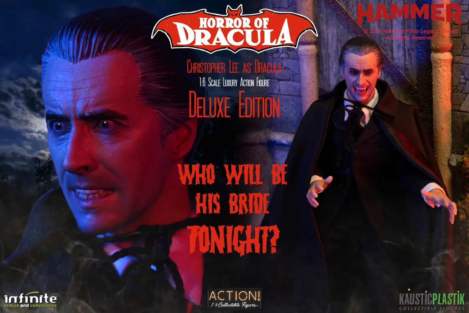 Pre-order 1/6 Infinite Statue X Kaustic Plastik HORROR OF DRACULA: Count DRACULA