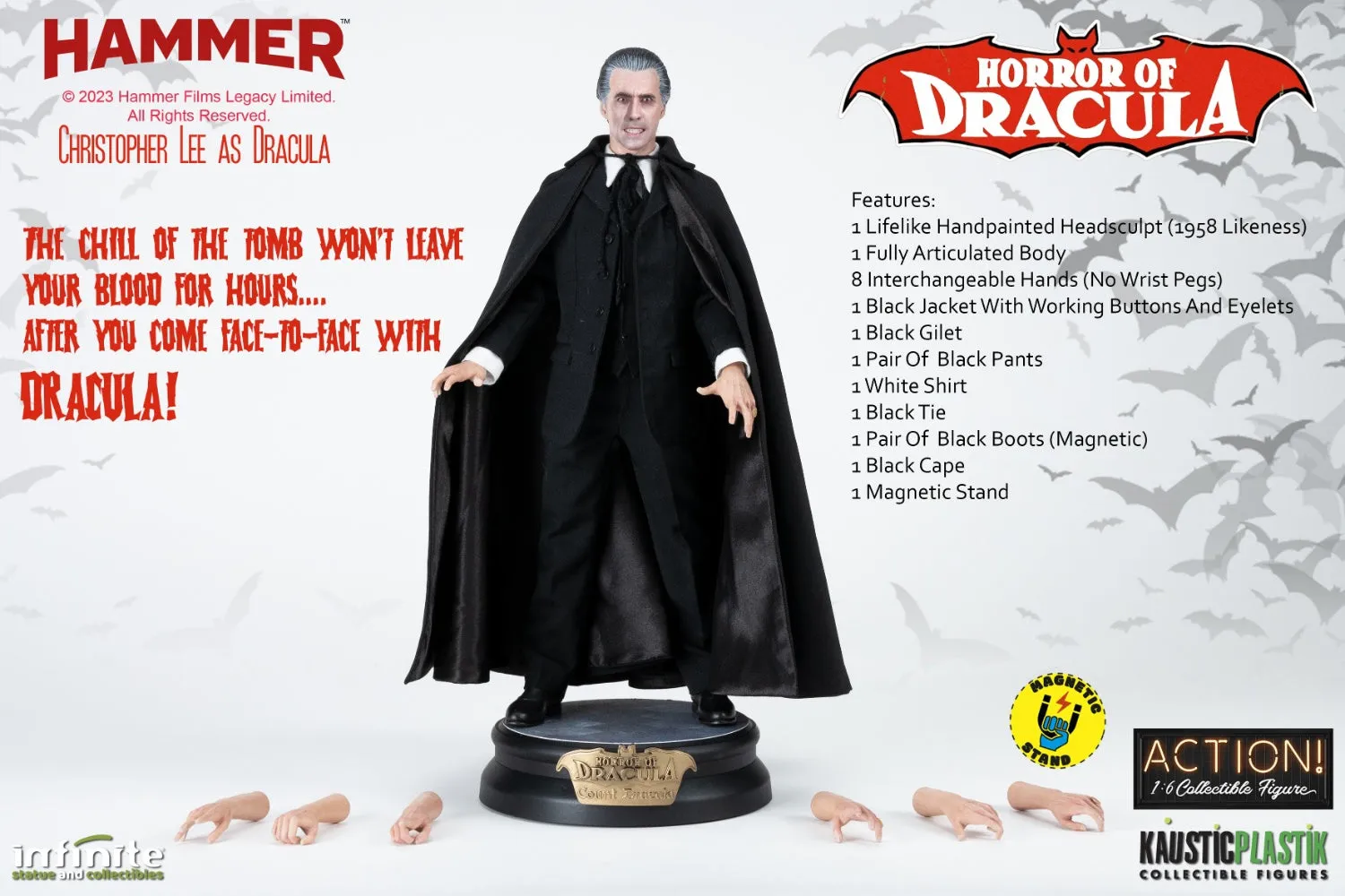 Pre-order 1/6 Infinite Statue X Kaustic Plastik HORROR OF DRACULA: Count DRACULA