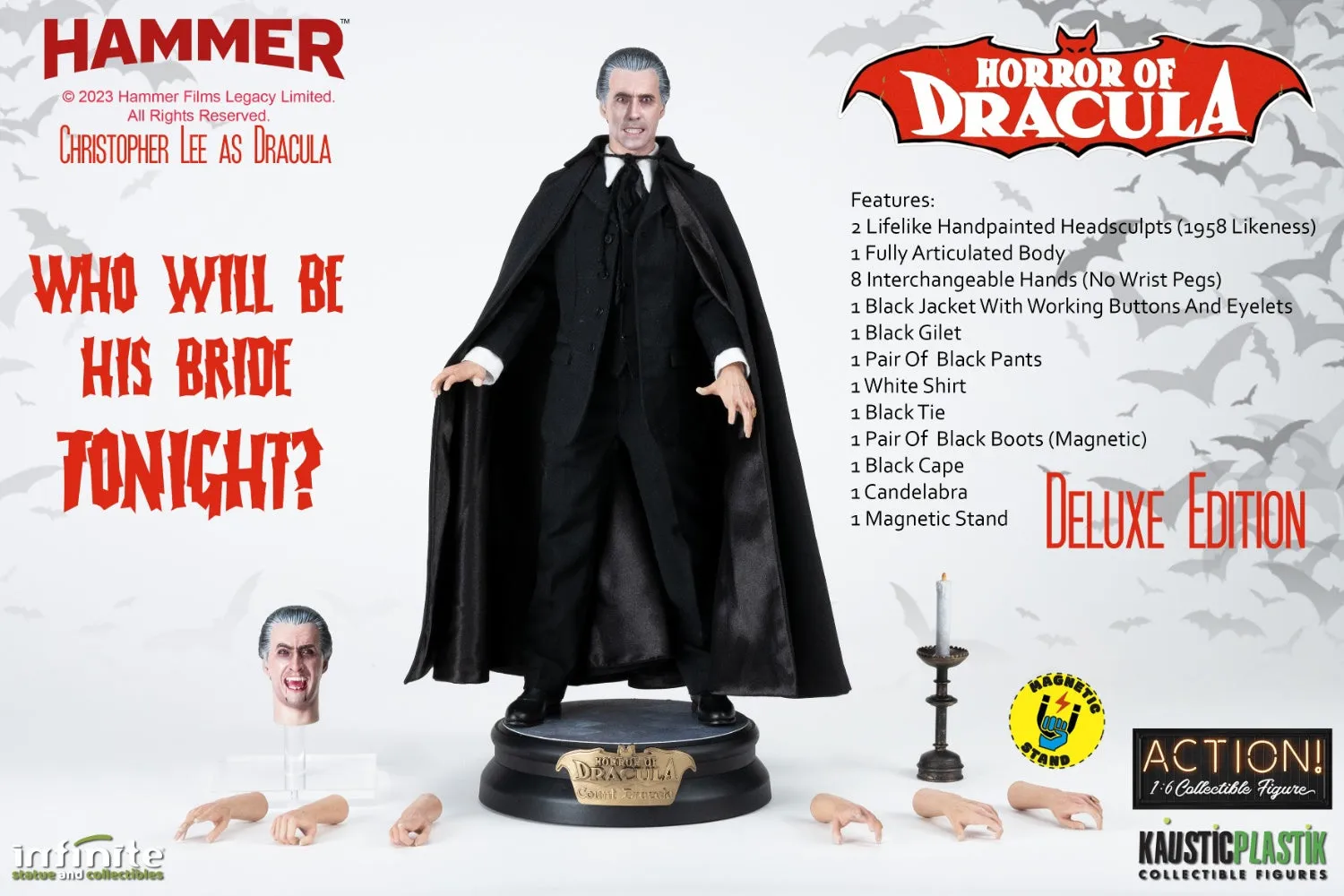 Pre-order 1/6 Infinite Statue X Kaustic Plastik HORROR OF DRACULA: Count DRACULA
