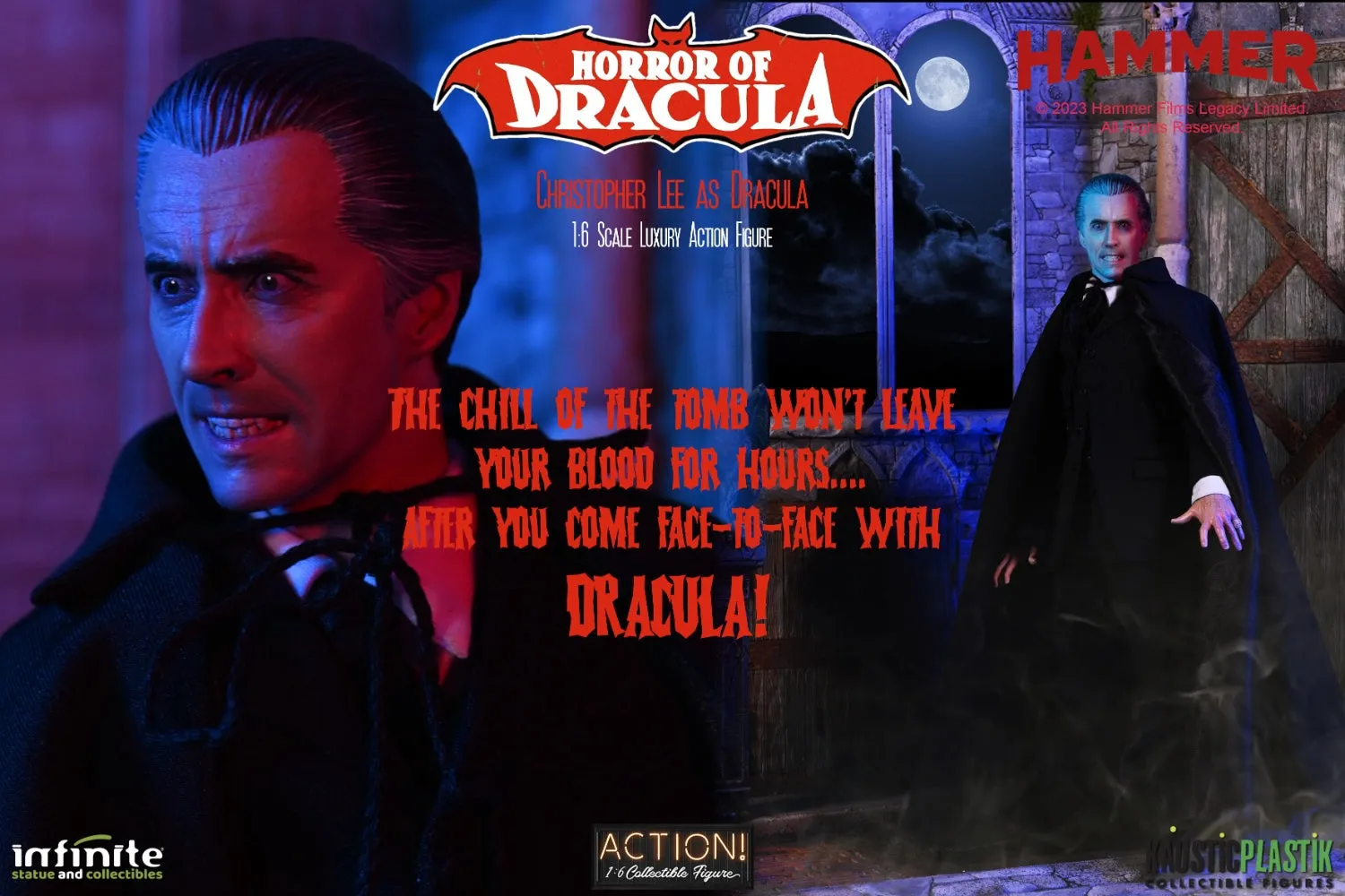 Pre-order 1/6 Infinite Statue X Kaustic Plastik HORROR OF DRACULA: Count DRACULA