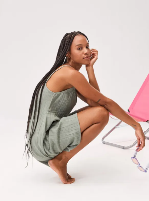 SANTORINI SLIP DRESS II