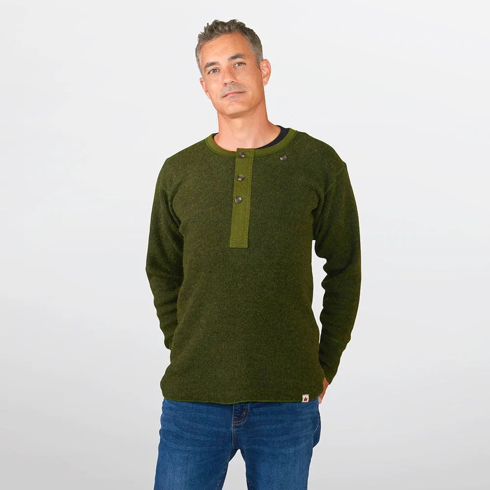 Stanfield's Long Underwear Wool Top Henley Men's🍁