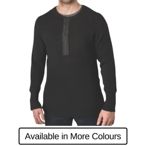 Stanfield's Long Underwear Wool Top Henley Men's🍁