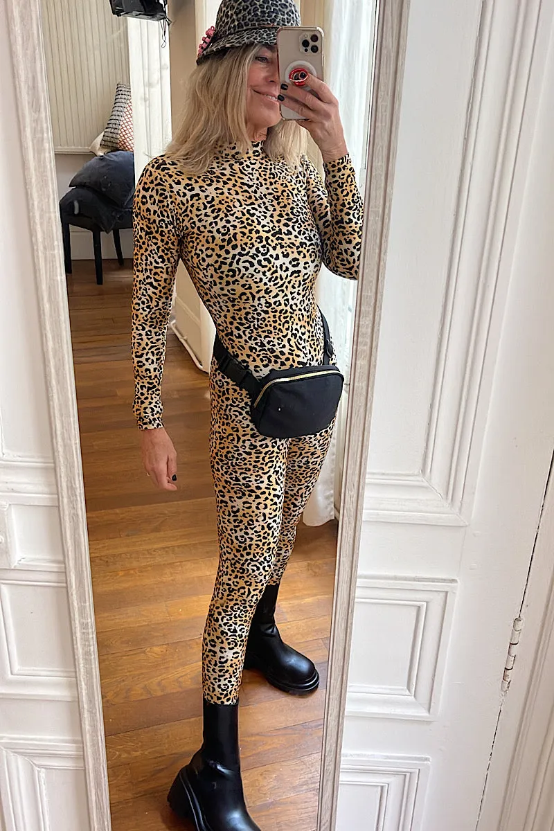 The Disco Leopard Catsuit