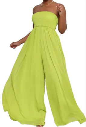 Yellow Flowy Jumpsuit